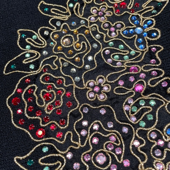 Vintage Don Sayres Beaded Sweater Dress Wool Size 8 - Picture 14 of 14